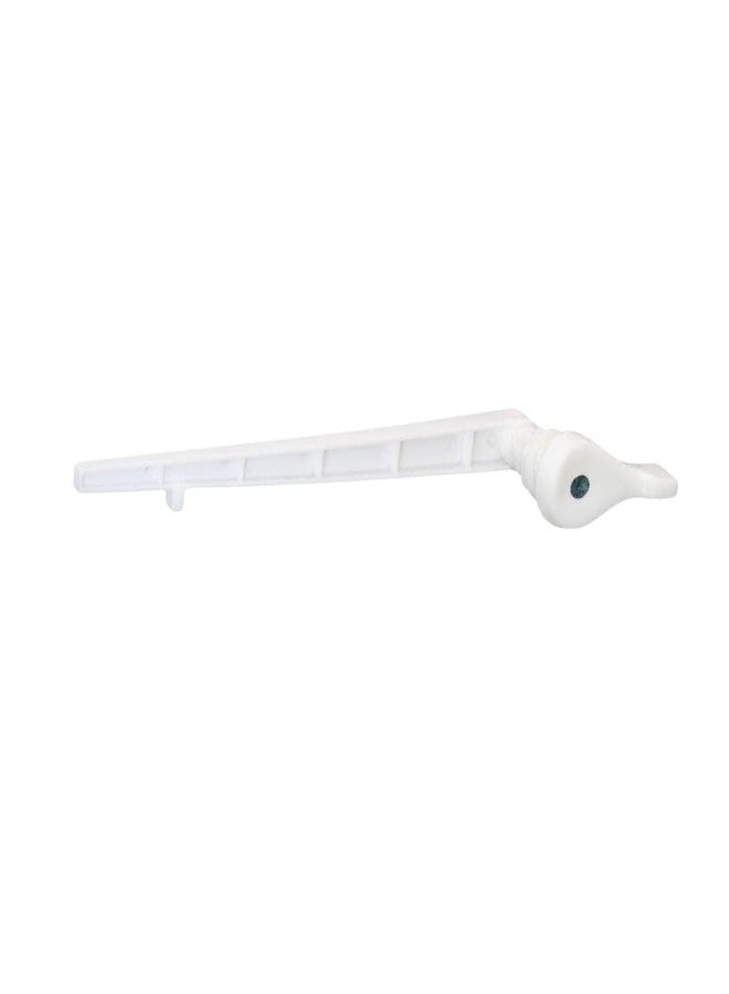 KINIK Plastic Toilet Flush Tank Lever Handle | Flush Tank Spare Part for Parryware Type | White WC Flush Handle - Image 2